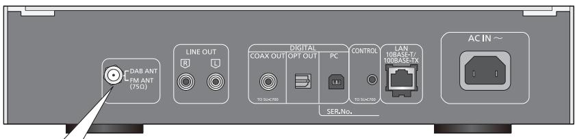 PANASONIC ST-C700EG - Branchez l'antenne - 1