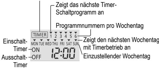 PANASONIC WH-MDC16G6E5 - Einstellen des Wochentimers - 1