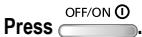 PANASONIC WH-MDC16G6E5 - Turn on or off the system - 1