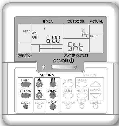 PANASONIC WH-MDC16G6E5 - Pour vérifier le programme de la minuterie en cours - 1