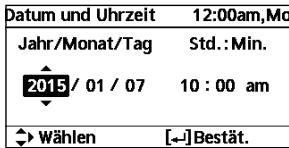 PANASONIC WH-SDC03H3E5 - Einstellen der Uhr - 3