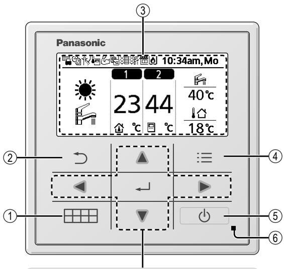 PANASONIC WH-SDC03H3E5 - Fernbedienung - 2