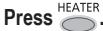 PANASONIC WHMHF09G3E8 - Initiate the backup heater - 1