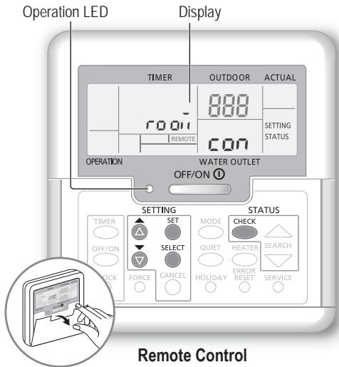 PANASONIC WHMHF09G3E8 - Select menus and determine settings according to the system available in the household. It is recommended that all alterations of settings are done by an authorised dealer or specialist. - 1