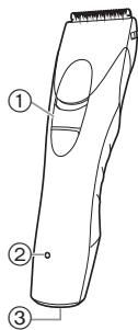PANASONIC ER-GP30 - Parts identification - 1