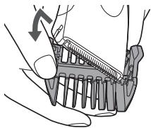 PANASONIC ER-GP30 - Removing the attachment - 1