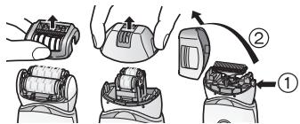 PANASONIC ES-ED96 - Cabeça de depilação/Cabeça de rapar - 1