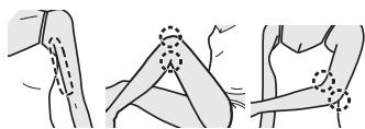 PANASONIC ES-ED96 - Areas not suitable for epilation - 1