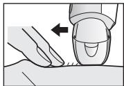 PANASONIC ES-ED96 - Select the mode by pressing the power switch [①②1]. (→ Page 16) - 4
