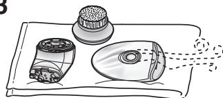 PANASONIC ES-ED96 - Sonic facial brush and brush head - 3