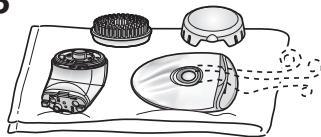 PANASONIC ES-ED96 - Sonic scrub brush and brush head - 3