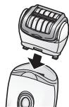 PANASONIC ES-ED96 - Changement de la tête - 2