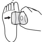 PANASONIC ES-ED96 - Conselhos para mover a cabeça para tratamento dos pés - 1