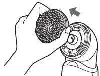 PANASONIC ES-ED96 - Changement de la brosse sonique exfoliante/brosse sonique pour le visage - 1