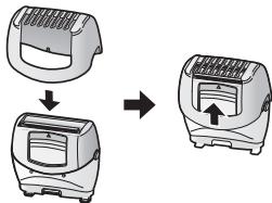 PANASONIC ES-ED96 - Place the bikini comb onto the shaver head and slide trimmer up. - 1