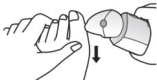 PANASONIC ES-ED96 - Conseils pour déplacer la tête pédicure - 2