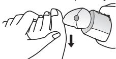 PANASONIC ES-ED96 - Consejos para desplazar el cabezal de cuidado de los pies - 2