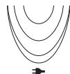 PANASONIC ES-ED96 - Collegare l'adattatore CA all'epilatore (a) e a una presa a parete (b). - 3