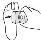 PANASONIC ES-ED96 - Tips for moving the foot care head - 1