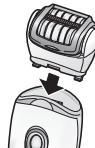 PANASONIC ES-ED96 - Changing the head - 2