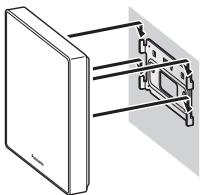 PANASONIC KX-HNK101EX - Installation du clavier sur le support de montage - 1