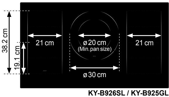 PANASONIC KYB926SLEPG - Cooking Zones - 1