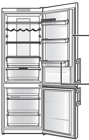 PANASONIC NRBN31EW2 - Gefrierraum - 2