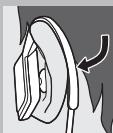 PANASONIC RPBTS50E - Ajustez les attaches à vos oreilles - 3
