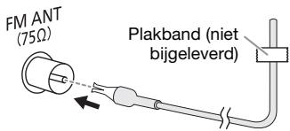 PANASONIC SC-AKX660E - Sluit de FM-binnenantenne aan. - 1