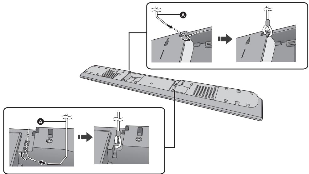 PANASONIC SCHTB385EG - Attachez la cordelette à l'appareil principal. - 1