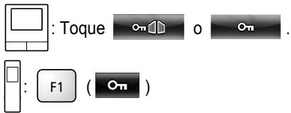: Toque ON o ON . : F1 (ON )