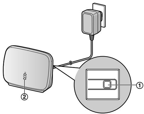 PANASONIC VL-SWD501EX - Sélectionnez l'appareil auquel le répétiteur doit se connecter. - 1