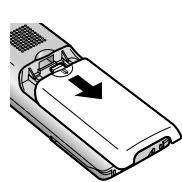 PANASONIC VL-SWD501EX - Batterijen plaatsen - 1