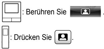 : Berühren Sie : Drücken Sie