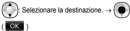 : Selezionare la destinazione. → (OK)