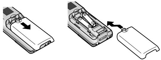 PANASONIC VL-SWD501EX - Battery installation - 1