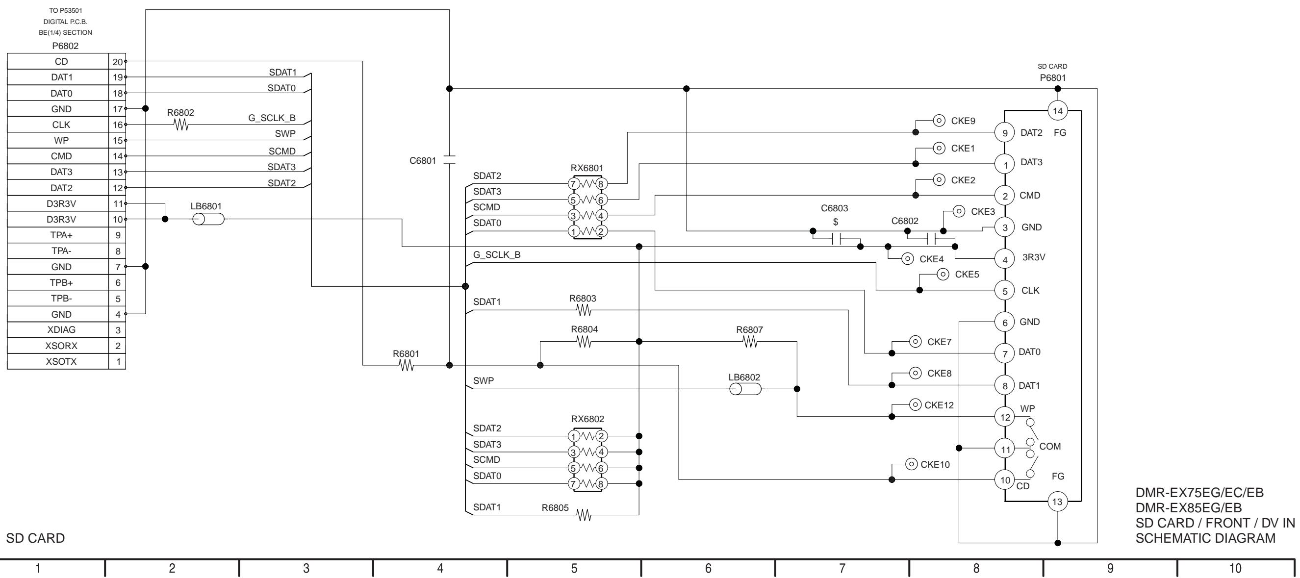 PANASONIC EUR7659T40 - INTERCONNECTION DIAGRAM - 3
