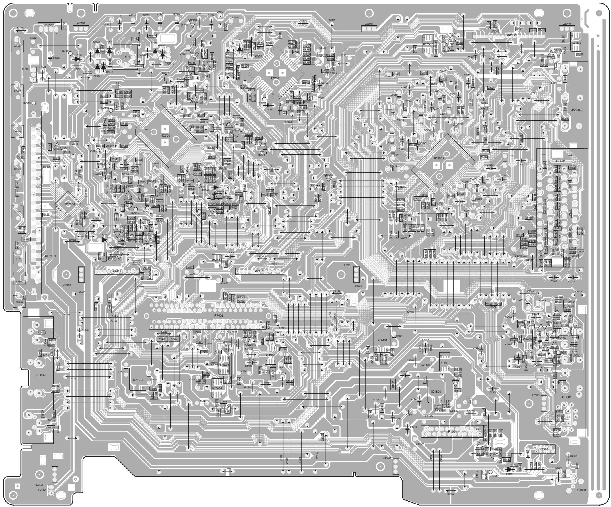 PANASONIC EUR7659T40 - MAIN P.C.B. - 2