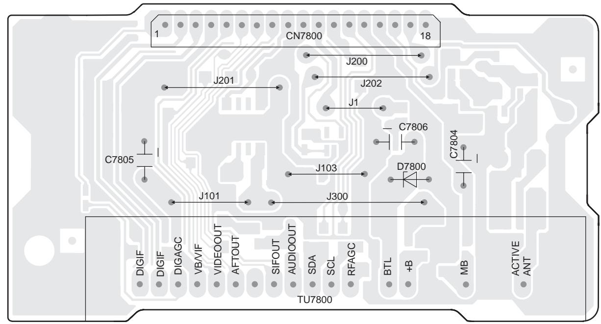 PANASONIC EUR7659T40 - TUNER P.C.B. (REPD0032B) - 1