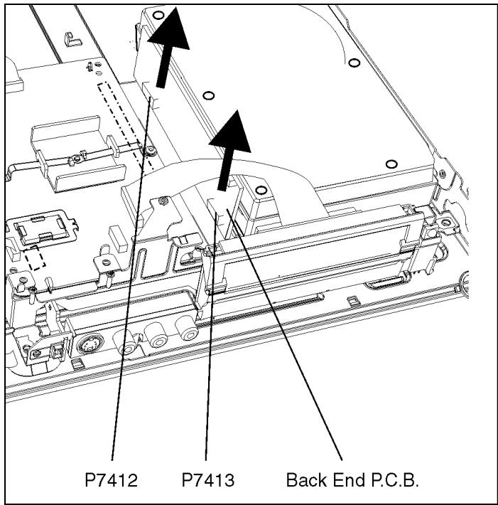 PANASONIC EUR7659T40 - BACK END P.C.B. - 1