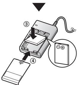 PANASONIC KX-HNP100EX1 - Einsetzen der Batterie - 2
