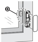 PANASONIC KX-HNS101EX1 - Exemple 2 : installation sur le cotoé droit d'une fenetre - 5