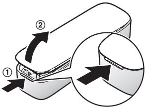 PANASONIC KX-HNS101EX1 - Entfermen Sie die Abdeckung der Sensoreinheit. - 1