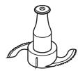 PANASONIC MK-F500 - FOOD PROCESSOR - KNIFE BLADE • KNEADING BLADE • WHIPPING BLADE • GRATING BLAD - 1
