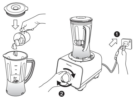PANASONIC MK-F500 - Gebruiksaanwijzing: Blender - 1