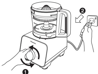 PANASONIC MK-F500 - como usar: Exprimidor de círicos - 5