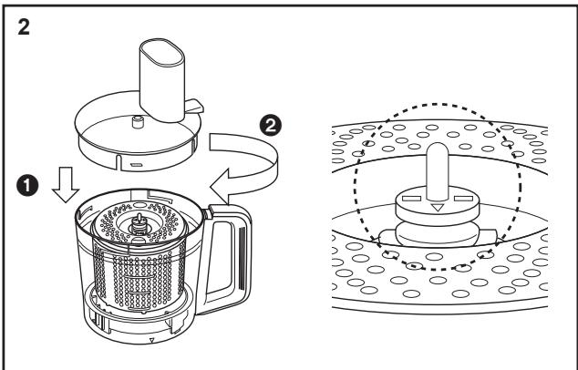 PANASONIC MK-F500 - FOOD PROCESSOR -SALAD DRAINDER - 2