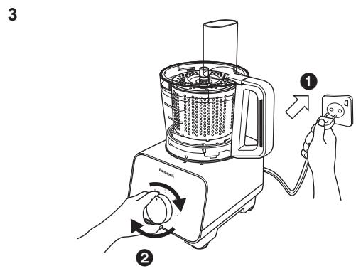 PANASONIC MK-F500 - KÜCHENMASCHINE - SALATSCHLEUDER - - 3