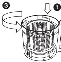PANASONIC MK-F500 - Comment utiliser : Égoutoir à salute - 3
