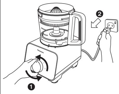 PANASONIC MK-F500 - How to Use: Citrus Press - 5